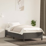 VidaXL Cadru de pat fără saltea, gri &icirc;nchis, 80x200 cm, catifea 347289