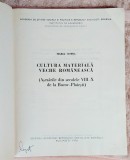 Cultura materiala veche romaneasca -Maria Comsa