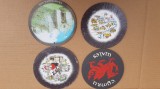 Lot 4 tablouri din bazalt #3, Profil sintetic, Circular, Simple