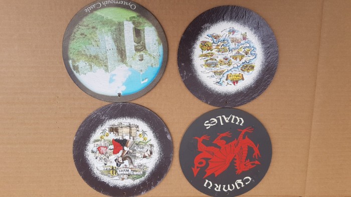 lot 4 tablouri din bazalt #3