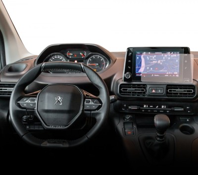 Folie Protectie Navigatie Peugeot e-RIFTER 2024+, Duragon, protectie Display Navigatie, silicon Transparent, Anti-zgarieturi, kit instalare foto