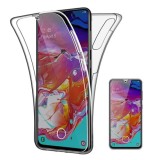 Husa 360&deg; Samsung Galaxy A70, A705 TPU Transparent fata+spate, ALC MOBILE