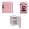 Mini Frigider Cosmetice 4L cu Oglinda LED, 23.5x14x13cm, Portabil, Auto, Temperatura Ajustabila