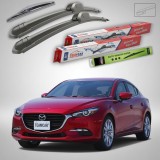 Cumpara ieftin Ștergătoare Mazda 3 BM 2013-2016 | Set Față și Spate Flat &ndash; TeamCar&reg;