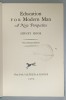 EDUCATION FOR MODERN MAN , A NEW PERSPECTIVE by SIDNEY HOOK , 1963
