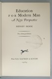 EDUCATION FOR MODERN MAN , A NEW PERSPECTIVE by SIDNEY HOOK , 1963