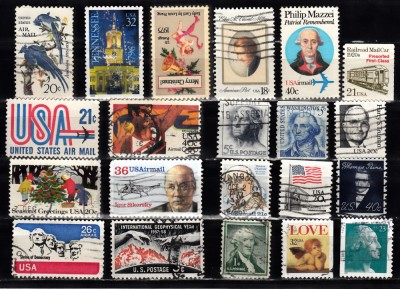 A7 T1 78 - Timbre foarte vechi - America foto