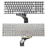 Tastatura Laptop Gaming, HP, Pavilion 15-EC, 15Z-EC, TPN-Q299, argintie, layout US