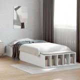 Cumpara ieftin Cadru de pat, alb, 90x200 cm, lemn prelucrat