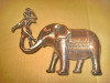 A462-Statuie elefant cu Indian metal bronzuit.
