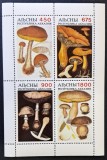 Ciuperci - Abhazia - Coliță Bloc Set Complet 4 Timbre MNH CP1_II