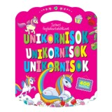 Sz&iacute;nes foglalkoztat&oacute;f&uuml;zet - Unikornisok - 400 matric&aacute;val