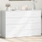 vidaXL Servante, 2 buc., alb, 60x39x80 cm, lemn prelucrat 3276623