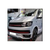 Spoiler prelungire bara fata Volkswagen Transporter T6 Sportline 2015-2019 ABS negru Piano Cod: LSP3019