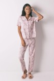 women&#039;secret pijamale de bumbac culoarea roz, bumbac, 3592428