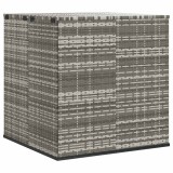 Cumpara ieftin Lada gradina pentru perne, gri, 100x97,5x104 cm, ratan PE