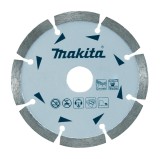 Disc diamantat, cu segmente, pentru debitare beton / marmura, Makita D-52766, 125 x 22.23 x 1.8 mm