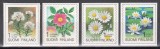Finlanda 1993,1994,1995,1996 - Flori, 4 Serii Autoadezive, NDT, MNH, Nestampilat