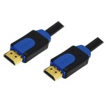 CABLU video LOGILINK, HDMI (T) la HDMI (T), 2m, premium, conectori auriti, rezolutie maxima 4K UHD (3840 x 2160) la 60 Hz, negru, &quot;CHB1102&quot; (timbru ve