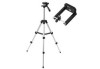 Trepied reglabil, aluminiu, negru, 112 cm, Oem