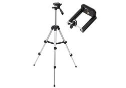 Trepied reglabil, aluminiu, negru, 112 cm foto