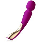Lelo Smart Wand Massager 2 Large cap de masaj și vibrator Deep Rose 30 cm