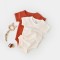 Set 2 body-uri bebe unisex -100% bumbac organic - Scortisoara/Ecru, BabyCosy (Marime: 18-24 Luni)