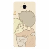 Husa silicon pentru Huawei Y6 2017, Couple Hug