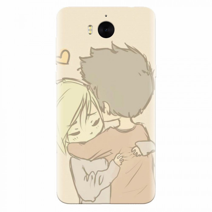 Husa silicon pentru Huawei Y5 2017, Couple Hug