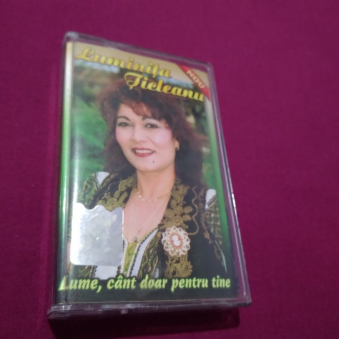 CASETA AUDIO LUMINITA TICLEANU -LUME,CANT DOAR PENTRU TINE RARA!! ORIGINALA