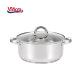 SEMIOALA INOX CU CAP 24x11.5CM,5.2L,MIKA