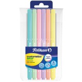 Set carioci Pelikan Colorella Star C302, 6 culori pastel