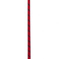 Cravasa Devil Sticks din Piele Naturala, Negru/Rosu, 72 cm