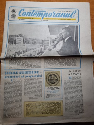 contemporanul 30 august 1985-art. naodari,satu mare,botosani,octavian cotescu foto