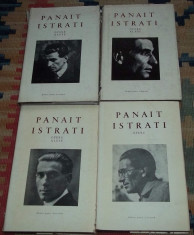 Panait Istrati - Opere Alese vol 1-4 (1966-1967, romana franceza) foto