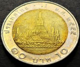 Cumpara ieftin Moneda bimetalica 10 Baht - THAILANDA, anul 2001 *cod 226 B