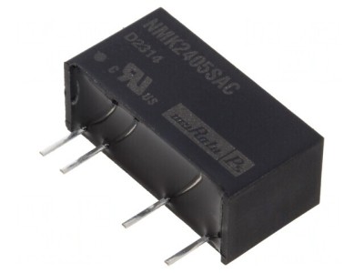 Convertor DC/DC 2W 24V la 5V 400mA SIP foto