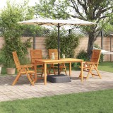 vidaXL Set de masă pentru grădină 5 pcs Maro Lemn Solid de Acacia 3375626