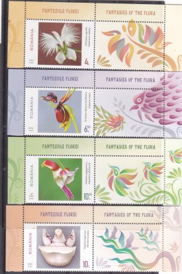ROMANIA 2022 - FANTEZIILE FLOREI,VINIETA, MNH - LP 2362 foto