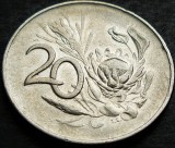 Moneda 20 CENTI - AFRICA de SUD, anul 1965 *cod 4977
