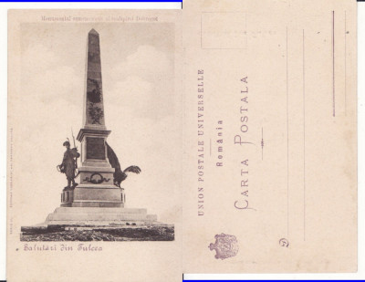Tulcea -Monumentul comemorativ- clasica, rara foto