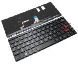 Tastatura Toshiba 0KN0-DV1US13 iluminata layout US fara rama enter mic, 9Z.N9PBU.701 iluminata layout US fara