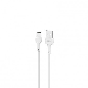 CABLU DE DATE SI INCARCARE XO-NB132, MICRO USB, 2A, 1M, ALB BLISTER