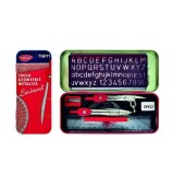 Trusa geometrie metal Daco 10 piese TG011