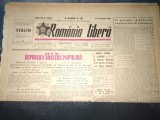 ZIARUL ROMANIA LIBERA 12 IANUARIE 1950