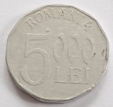 Romania, 5000 Lei 2002