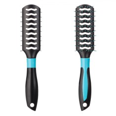 Perie Păr Dreptunghiulară, Plastic, M&acirc;ner Antiderapant, Albastru