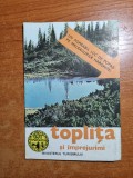 Pliant statiunea toplita si imprejurimi - din anul 1985