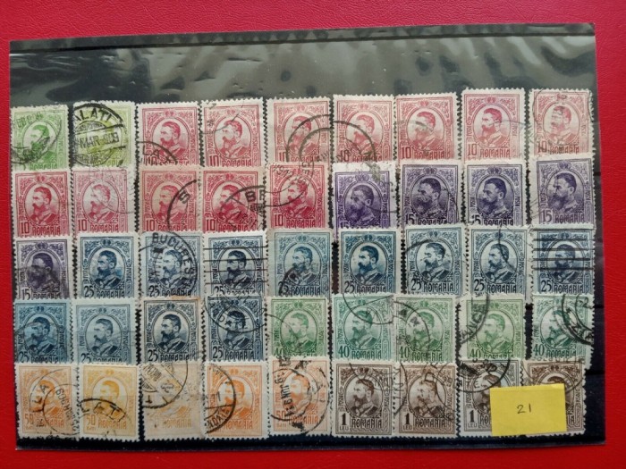 LOT ROMANIA 21 - CAROL GRAVATE