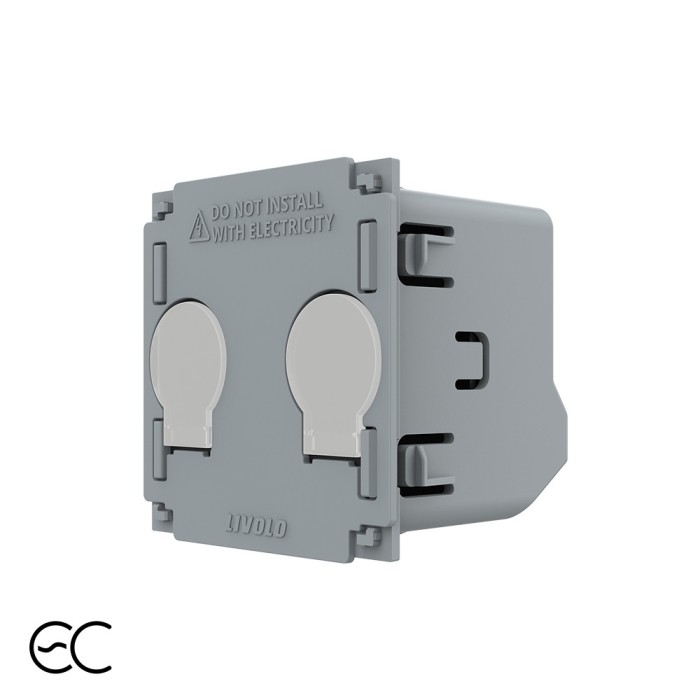 Modul Intrerupator Dublu cu Touch LIVOLO - Protocol ZigBee EC SmartElectro IntelligentHouse